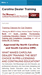 Mobile Screenshot of carolinadealertraining.com
